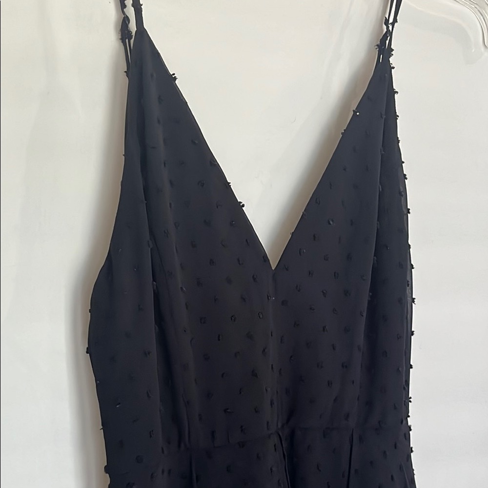 FAVLUX Black Textured Dress